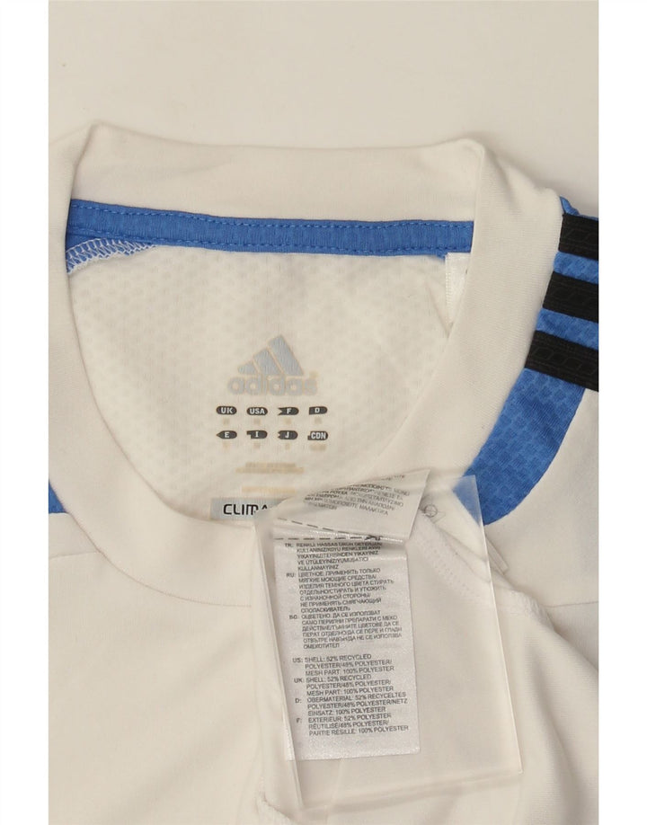 Adidas Mens Climacool Vest Top Médio Branco Colourblock Poliéster