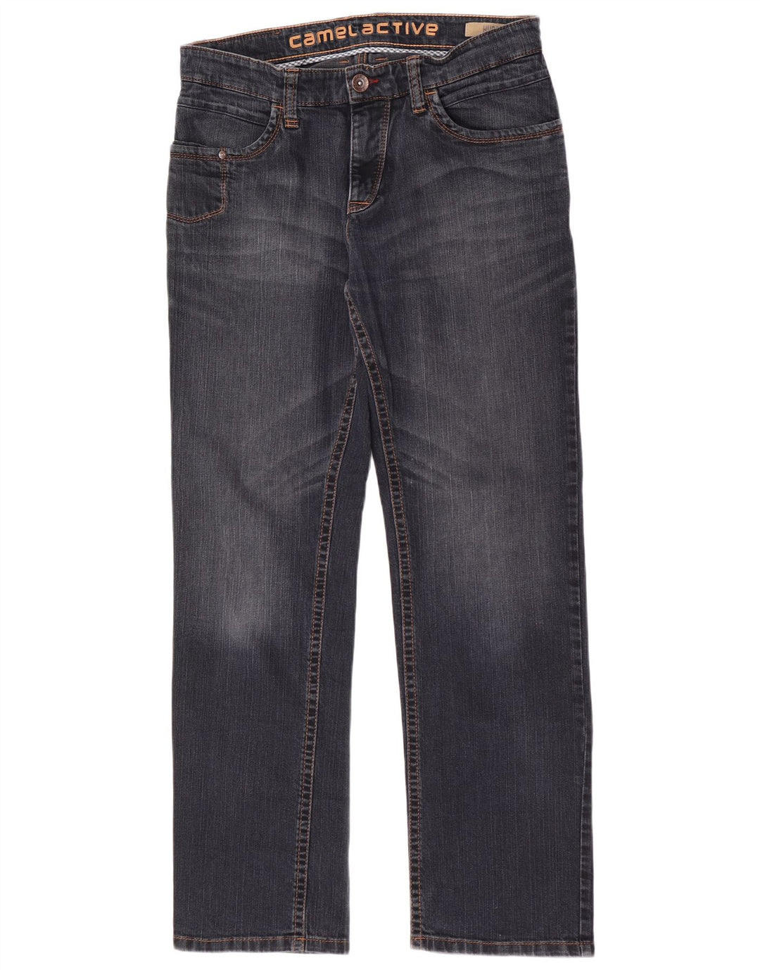 Calça jeans reta masculina Camel Active W34 L32 algodão azul
