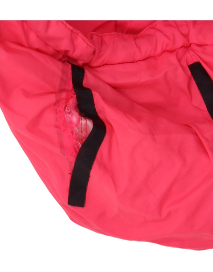 Jaqueta acolchoada com capuz feminina SUPERDRY UK 10 nylon rosa pequeno