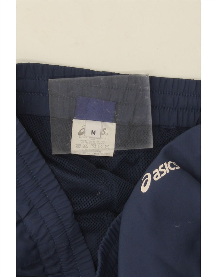 Calça de treino masculina ASICS poliéster azul marinho médio