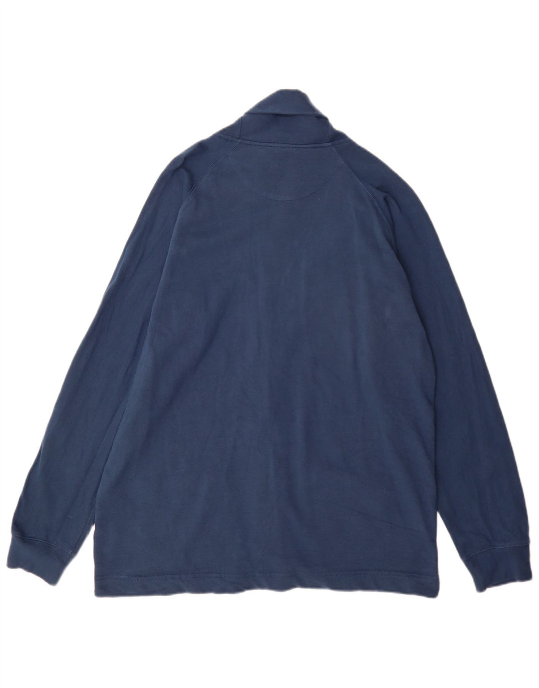 Chaps Mens Treino Top Jaqueta Grande Algodão Azul Marinho