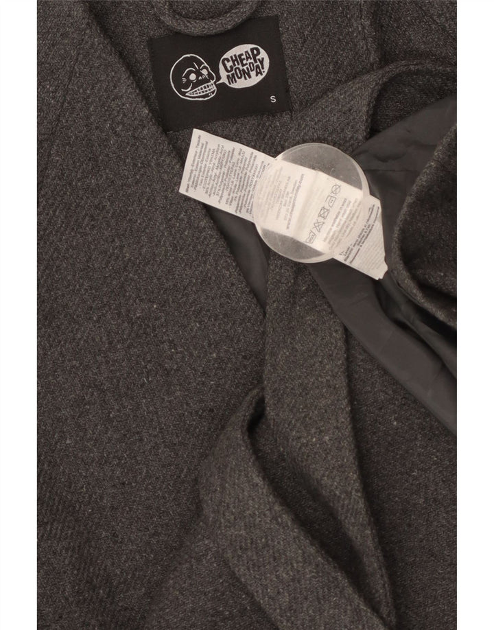 Sobretudo feminino CHEAP MONDAY UK 10 pequeno cinza acrílico