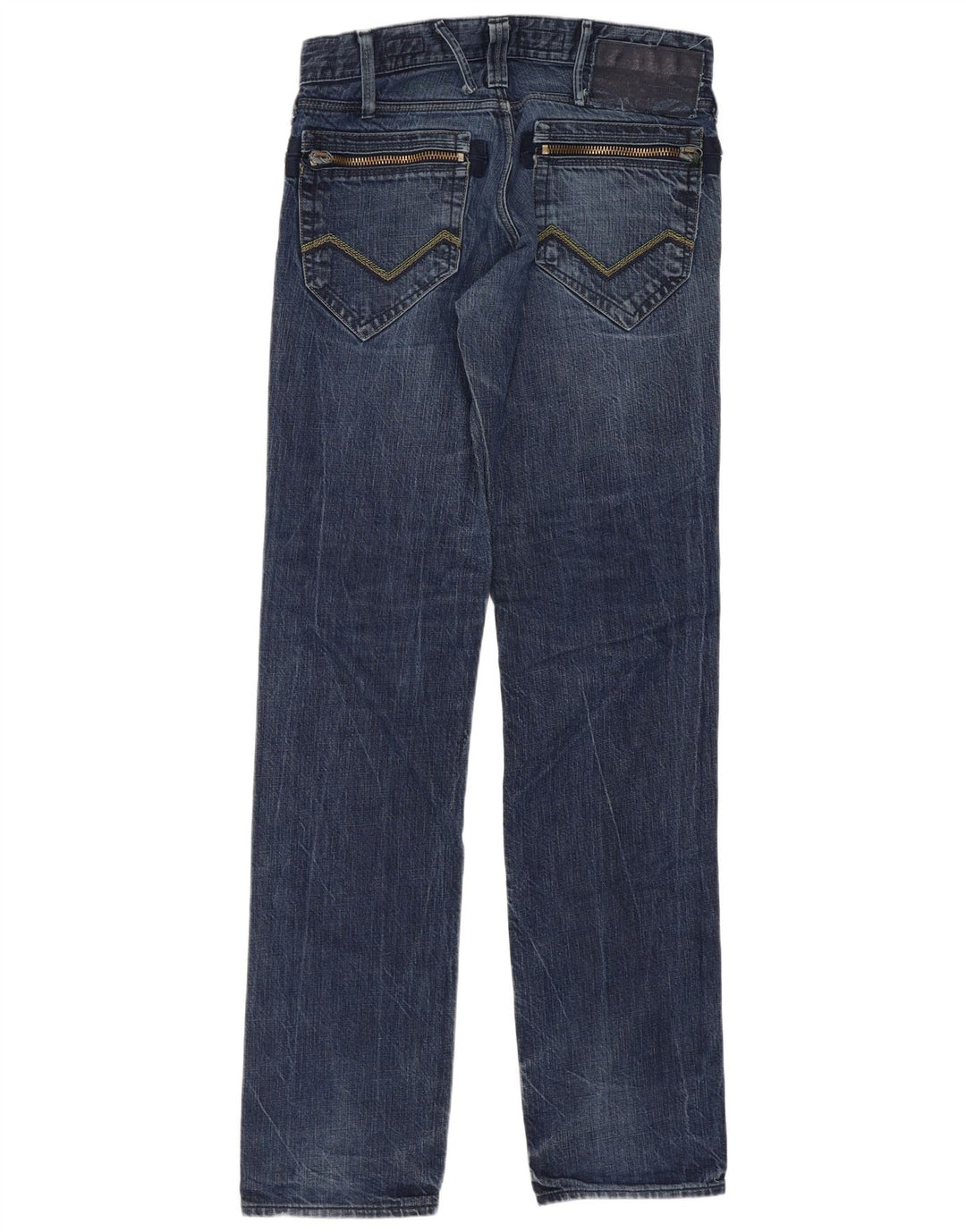 Energe Feminino Liam Straight Jeans W31 L36 Azul Algodão