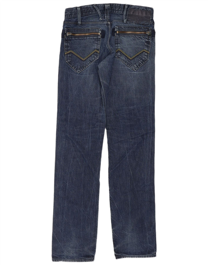 Energe Feminino Liam Straight Jeans W31 L36 Azul Algodão