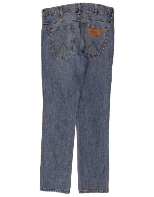 Wrangler feminino Larston Tapered Jeans W29 L32 azul algodão