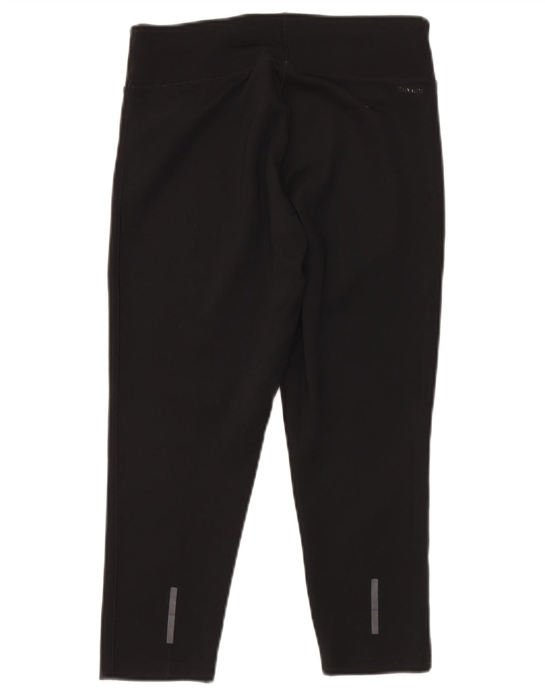 ADIDAS Womens Climalite Capri Leggings UK 10 Pequeno Poliéster Preto