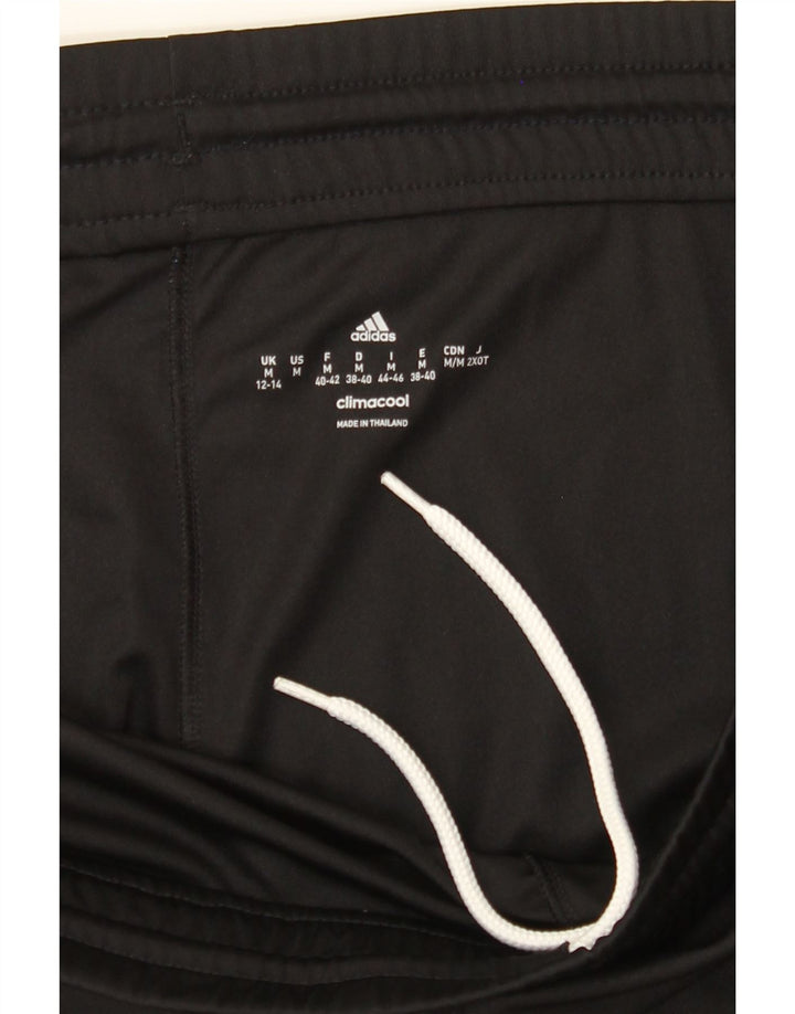 ADIDAS Womens Climacool Sport Shorts UK 12/14 Médio Preto