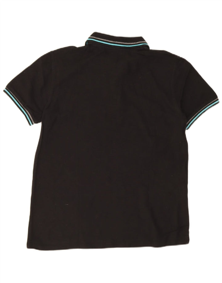Camisa polo masculina Life's Lotto preta média