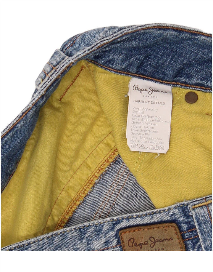 PEPE Jeans Bermuda jeans masculina W31 médio azul algodão