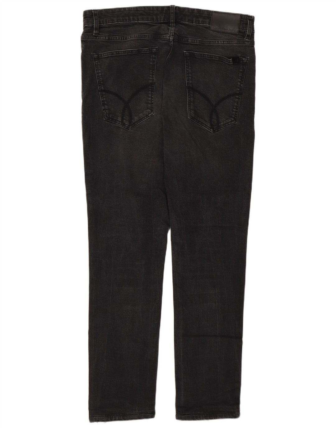 Calça jeans masculina Calvin Klein Tapered W33 L29 algodão cinza
