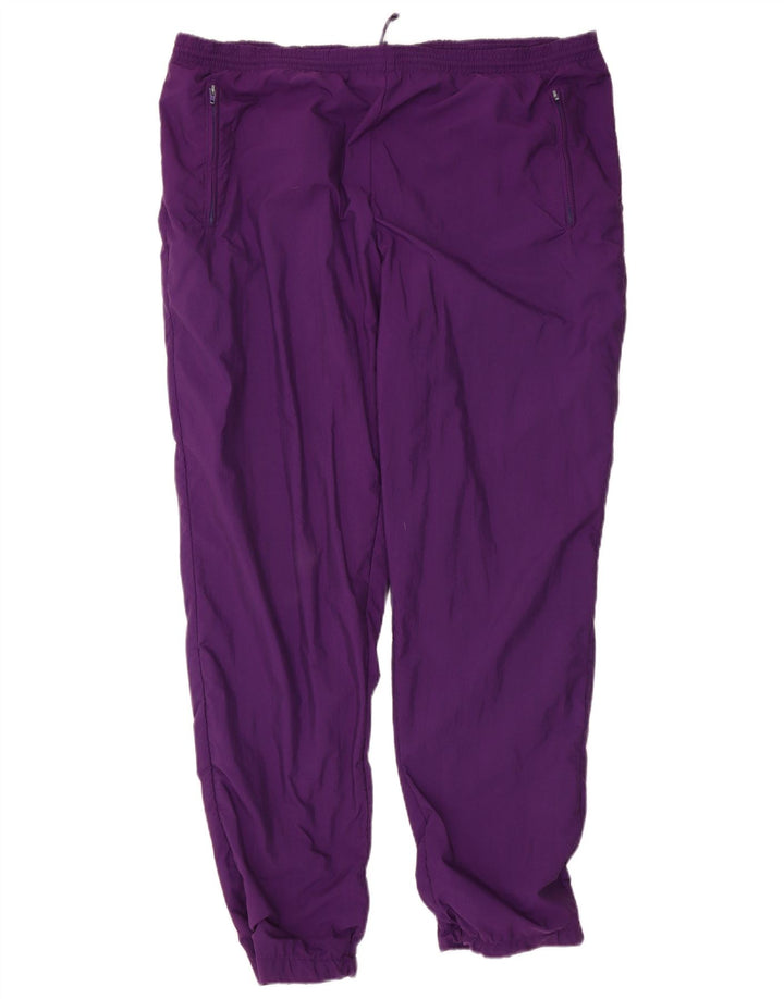 Odlo Calça de treino masculina Joggers 2XL poliéster roxo