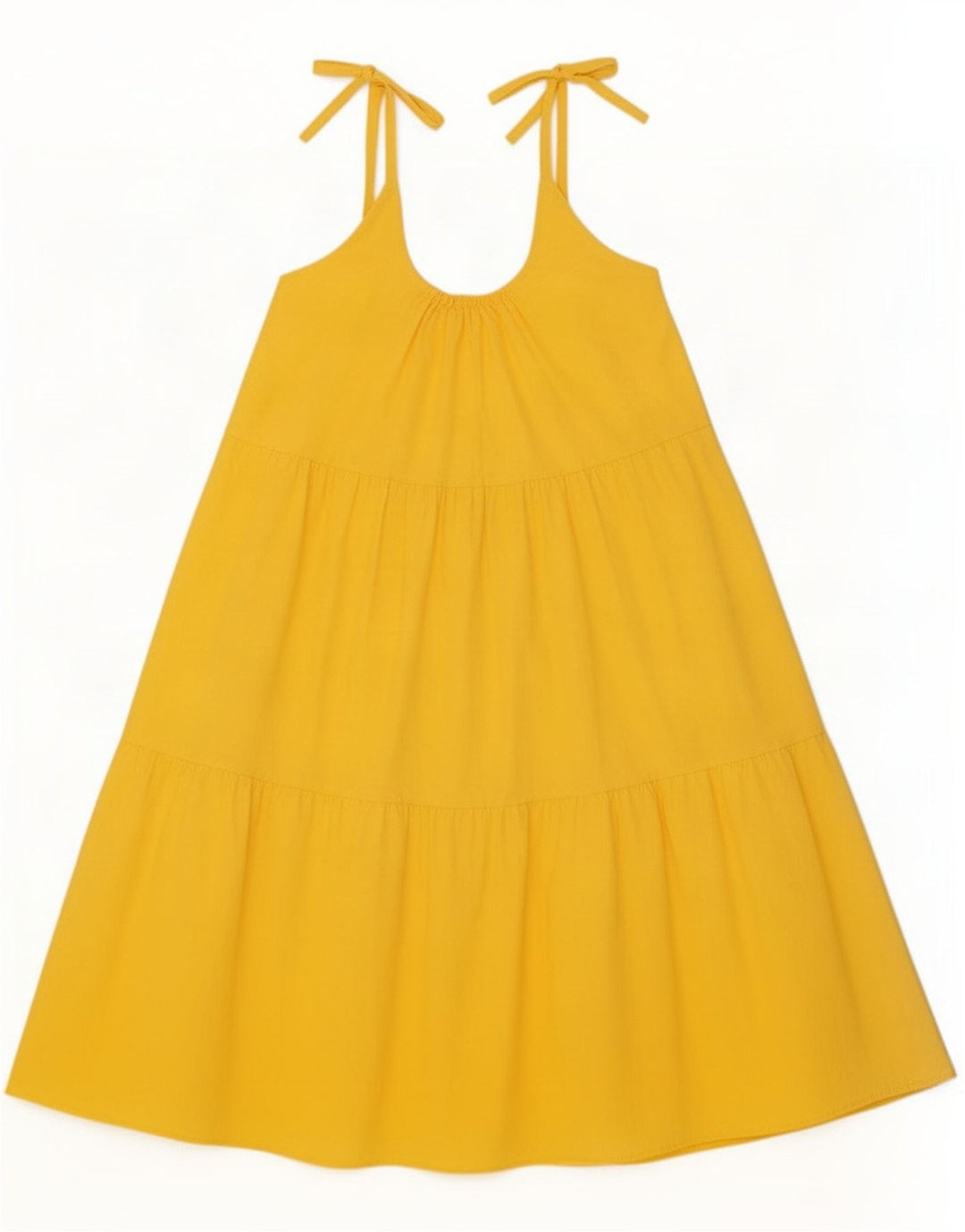Vestido de verão feminino vintage Reino Unido 12 amarelo médio