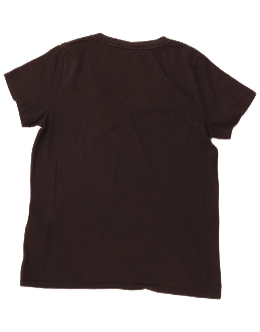Camiseta feminina LEVI'S UK 12 algodão preto médio