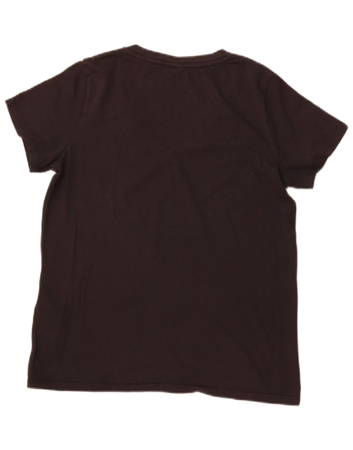 Camiseta feminina LEVI'S UK 12 algodão preto médio