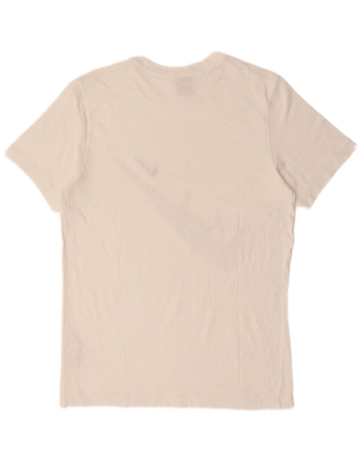 Camiseta Nike masculina gráfica Top médio algodão branco