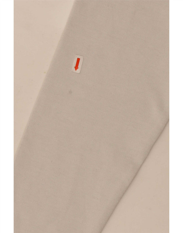 Zara Top feminino oversized manga comprida Reino Unido 10 pequeno cinza