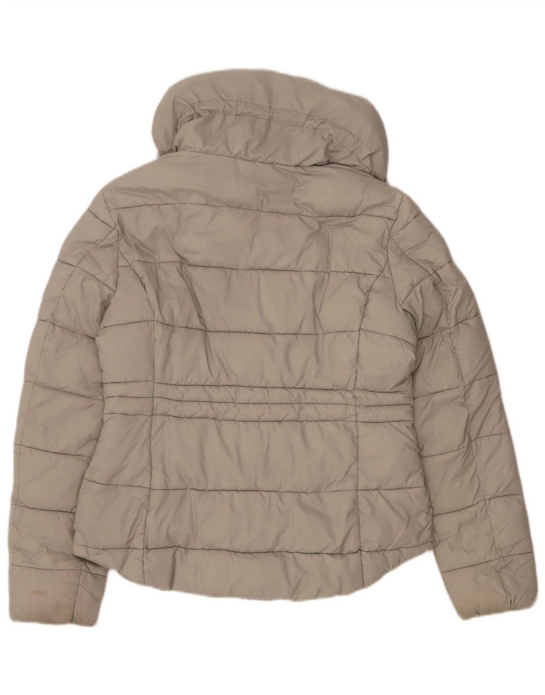 Jaqueta acolchoada feminina GUESS UK 16 grande poliéster bege