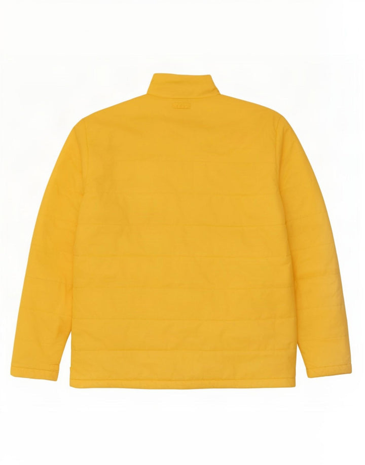 Jaqueta acolchoada masculina Lands End IT 50/52 2XL nylon amarelo