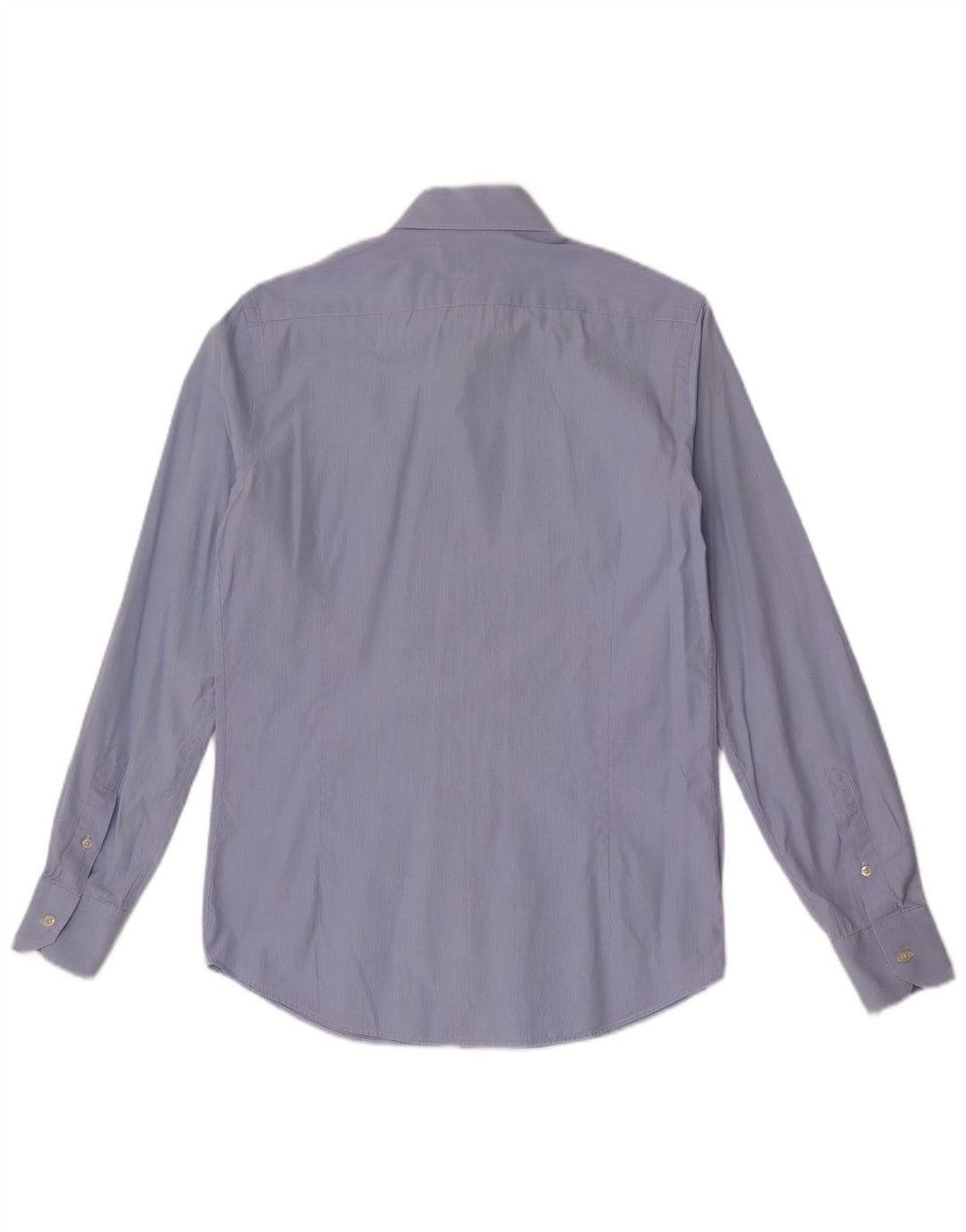 Camisa masculina MASSIMO DUTTI tamanho 38 38 risca de giz azul médio