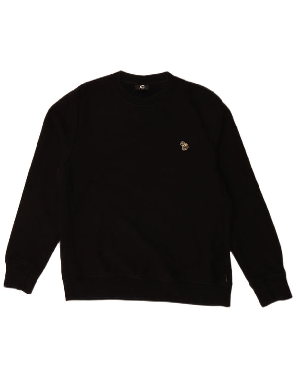 Paul Smith moletom masculino jumper grande algodão preto