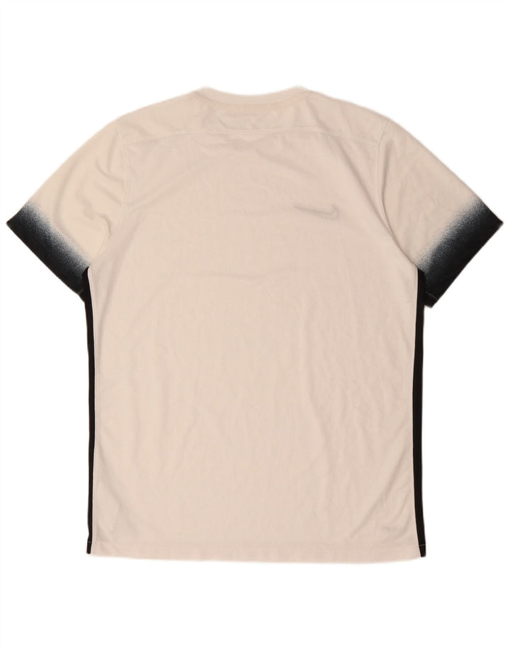 Camiseta Nike Masculina Dri Fit Top XL Branca Colourblock Poliéster