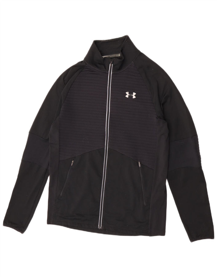 Under Armour Mens Treino Top Jacket Pequeno Poliéster Preto