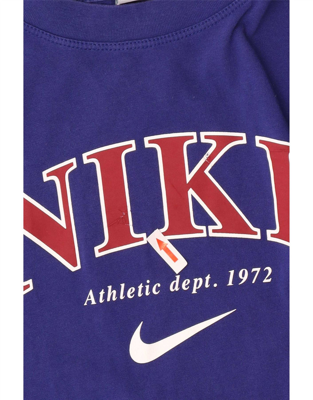Camiseta Nike masculina gráfica top pequeno azul