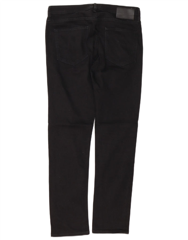 Jack & Jones Masculino GLENN Slim Jeans W32 L32 Algodão Preto