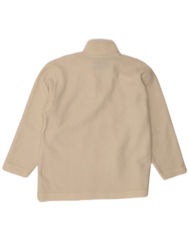 Suéter de lã masculino Invicta com zíper e gola XL em poliéster branco