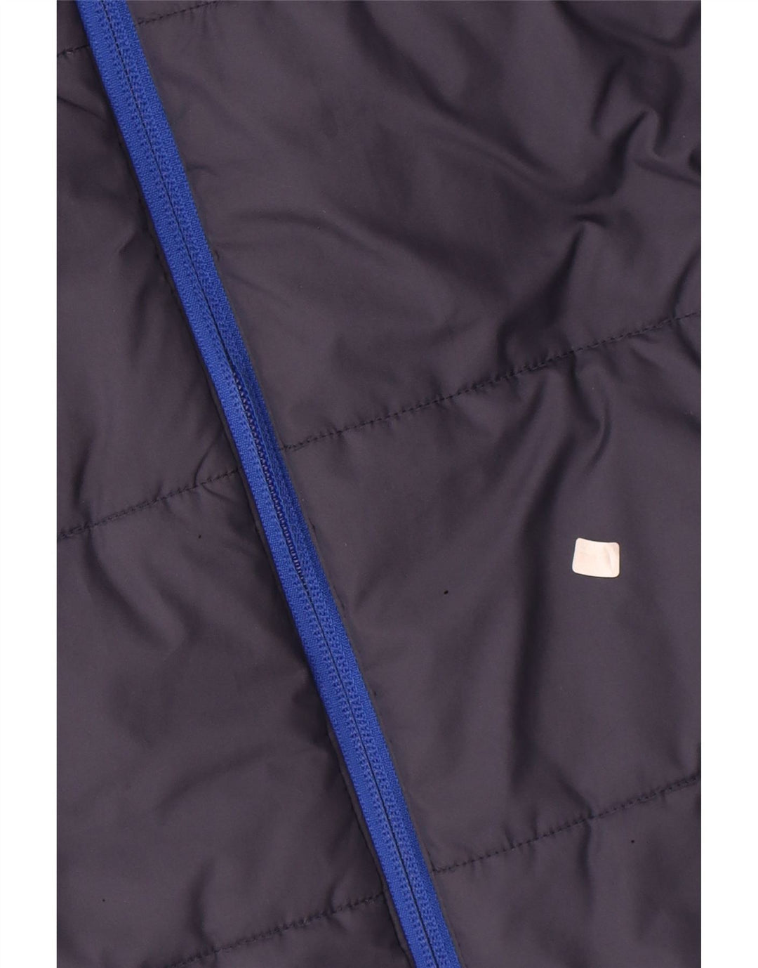 Jaqueta acolchoada com capuz Adidas meninos 13-14 anos azul colorblock poliéster