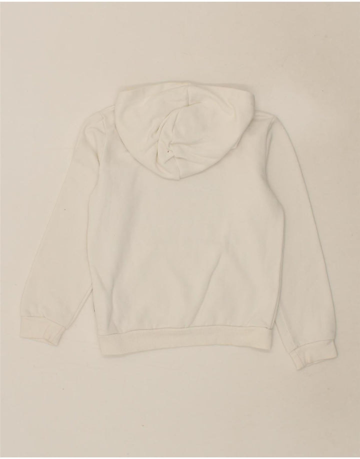 PUMA Boys Graphic Hoodie Jumper 9-10 Years White Cotton Vintage Puma and Second-Hand Puma from Messina Hembry 