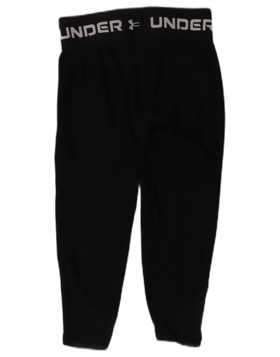 Under Armour Girls Graphic Capri Leggings 7-8 anos pequeno poliéster preto