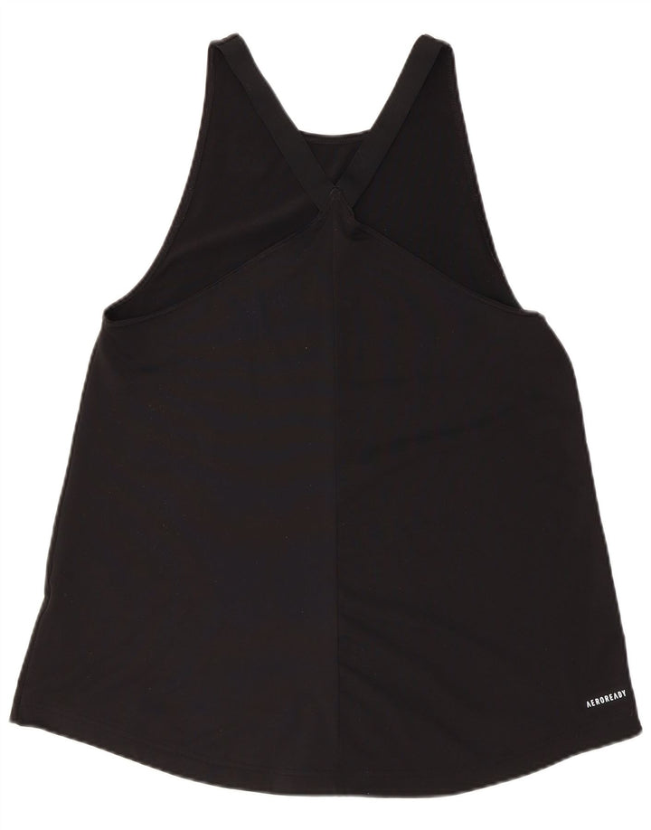Adidas Aeroready Vest Top UK 12/14 Médio Preto