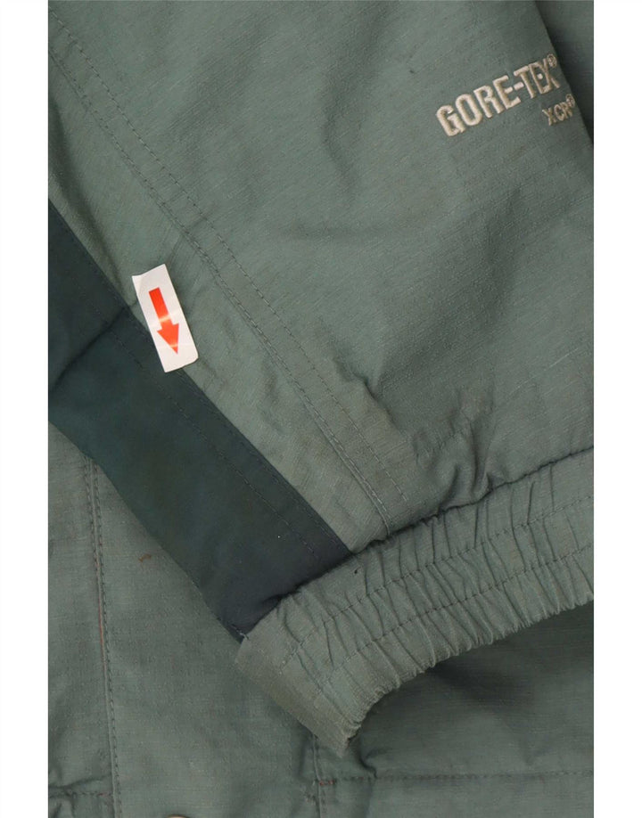 Jaqueta de chuva masculina Sprayway Gore-Tex UK 40 grande verde colorblock poliamida