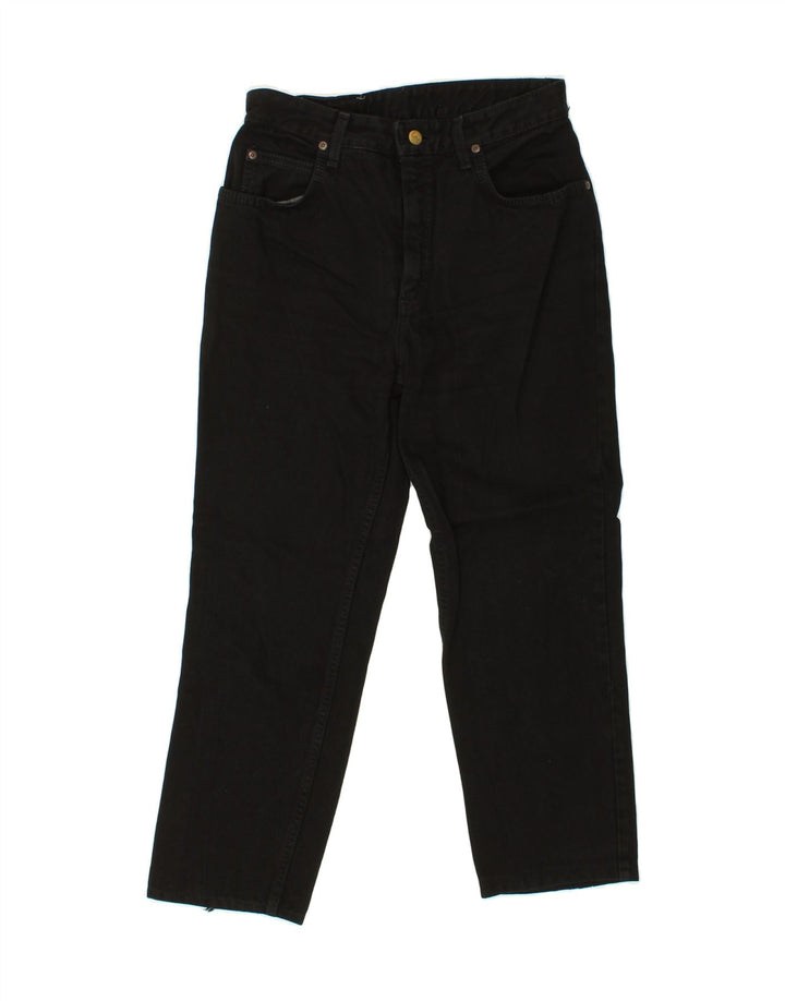 LEE Womens Straight Jeans W31 L25 Black Cotton Vintage Lee and Second-Hand Lee from Messina Hembry 