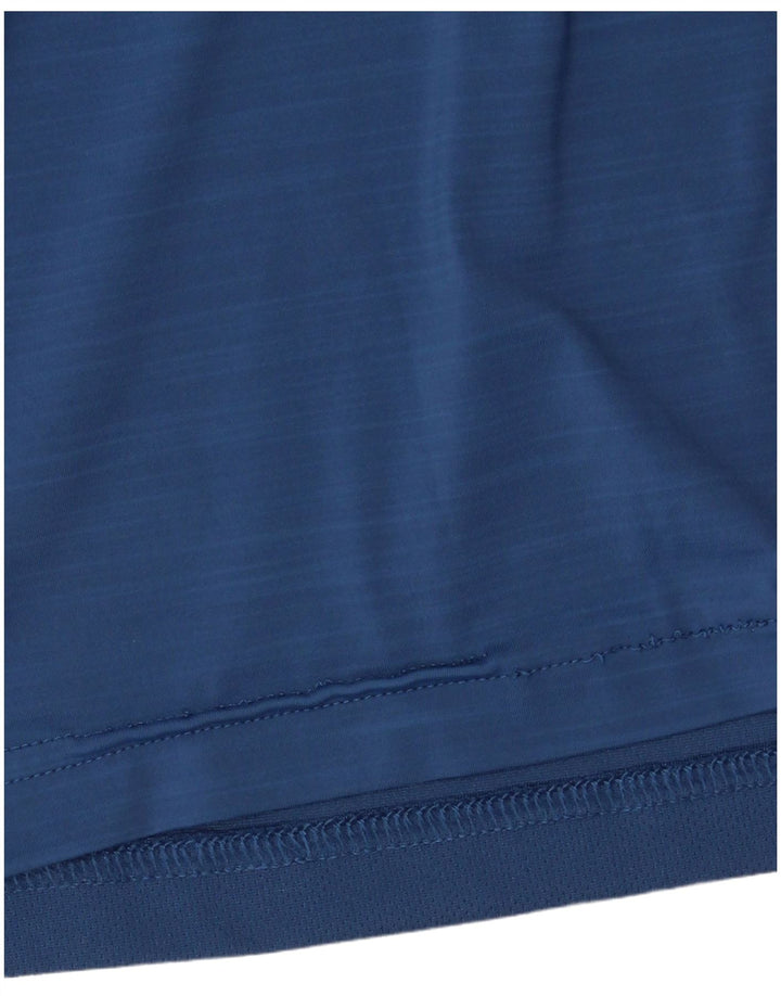 Camiseta masculina Reebok grande poliéster azul