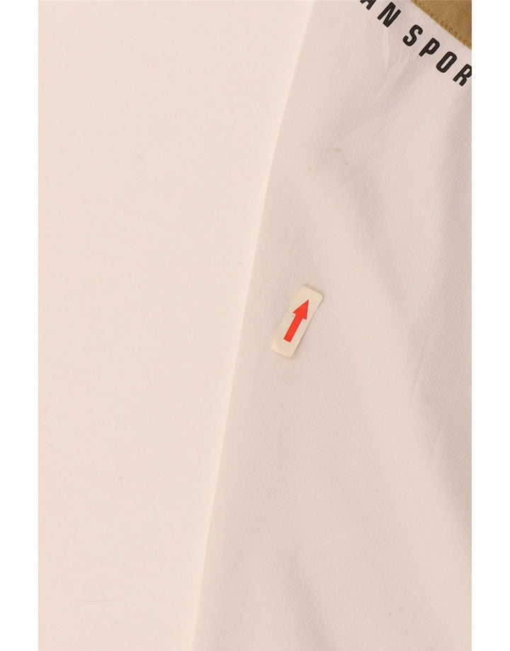 Lotto masculino gráfico completo agasalho 2XL branco colorblock