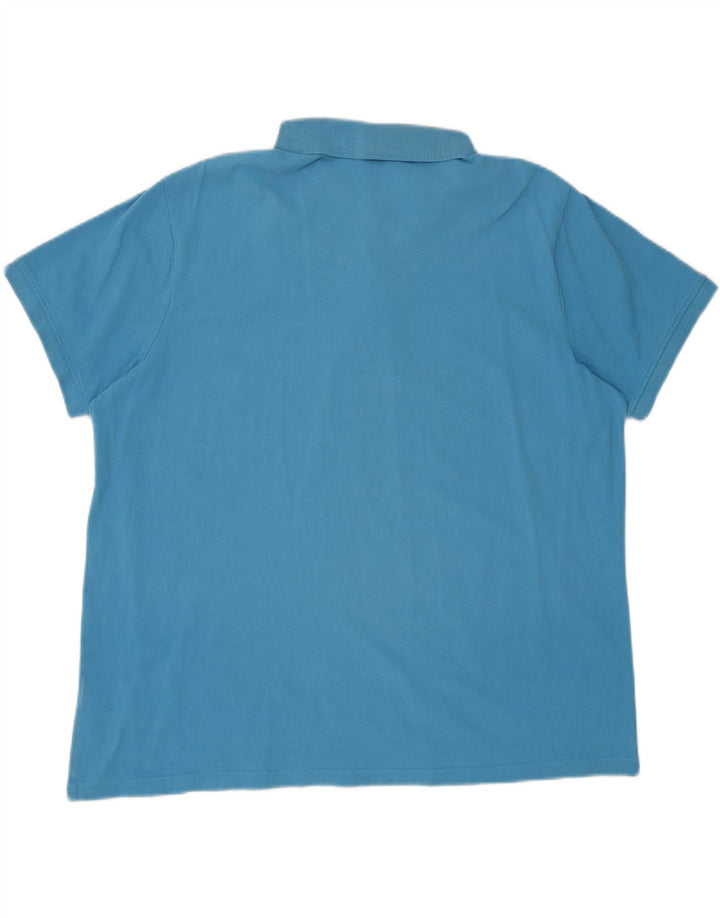 KAPPA Mens Polo Shirt 3XL Blue Cotton Vintage Kappa and Second-Hand Kappa from Messina Hembry 