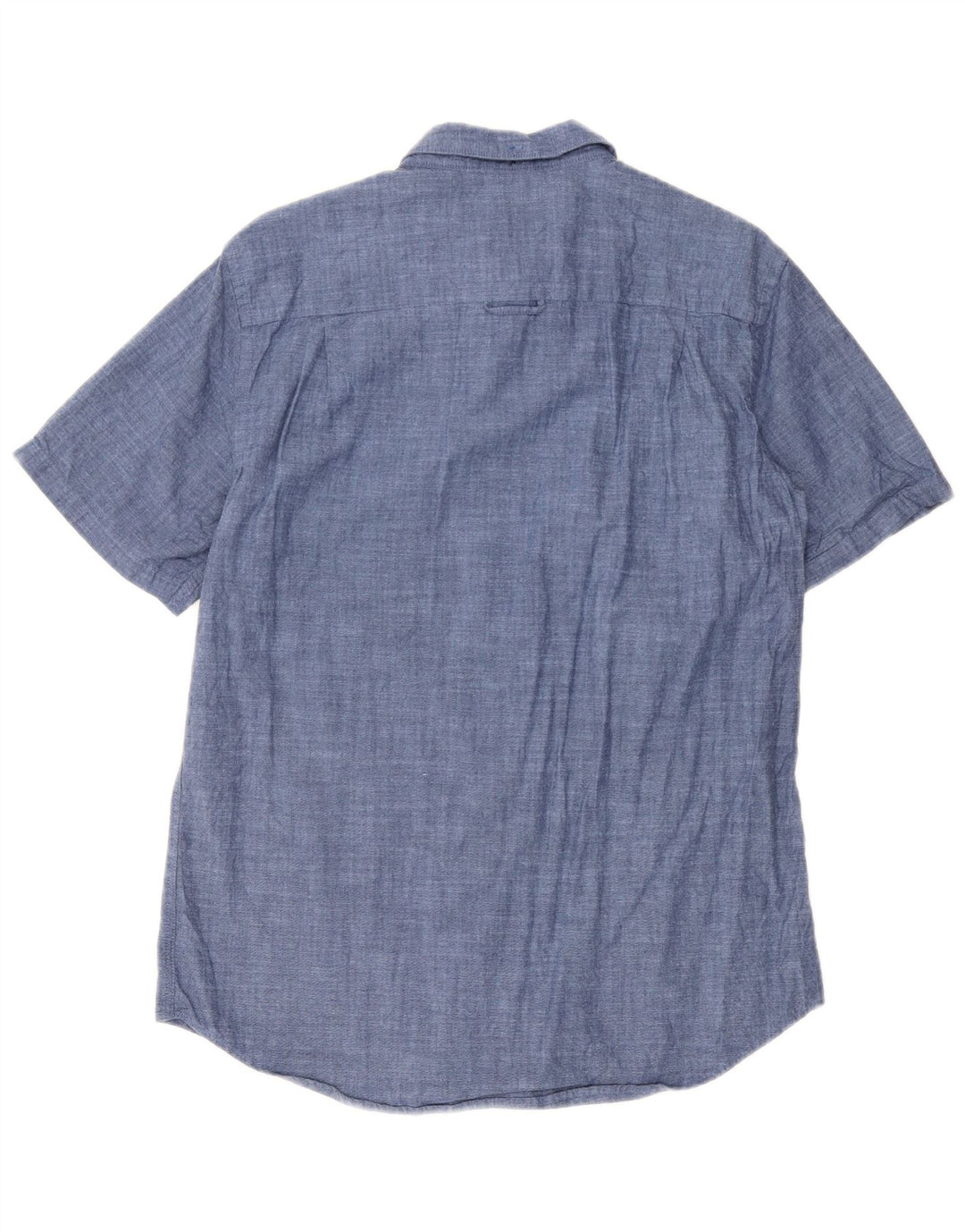 Camisa masculina de manga curta Hurley grande algodão azul
