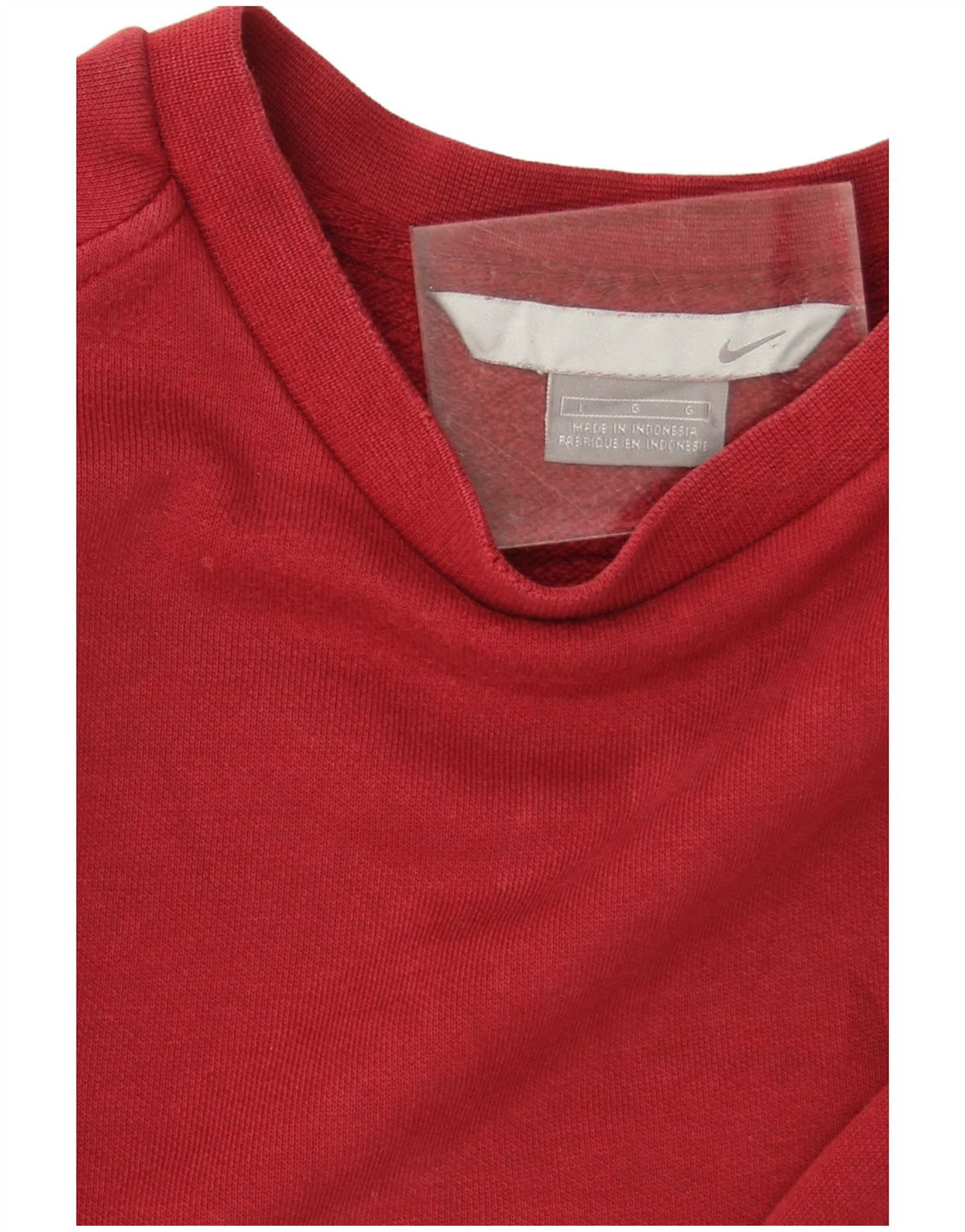 Nike moletom masculino jumper grande algodão vermelho
