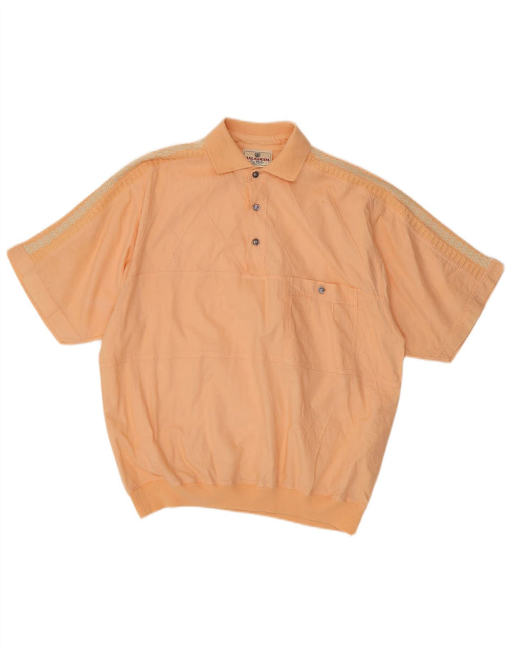 Camisa pulôver masculina Malagrida grande laranja