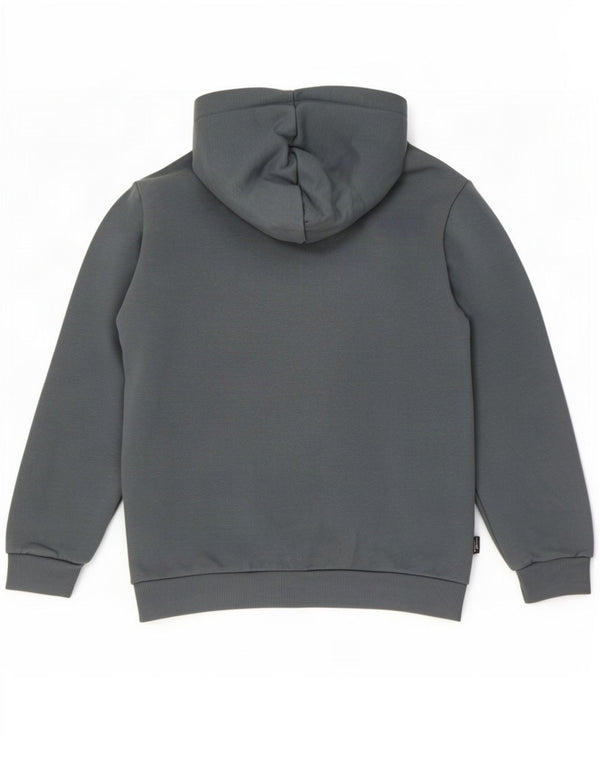Jumper com capuz gráfico Puma Boys 13-14 anos cinza algodão