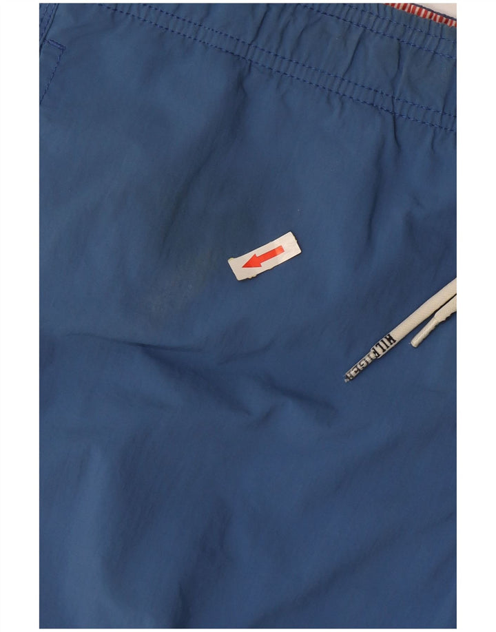 Shorts de natação masculino Tommy Hilfiger pequeno azul nylon