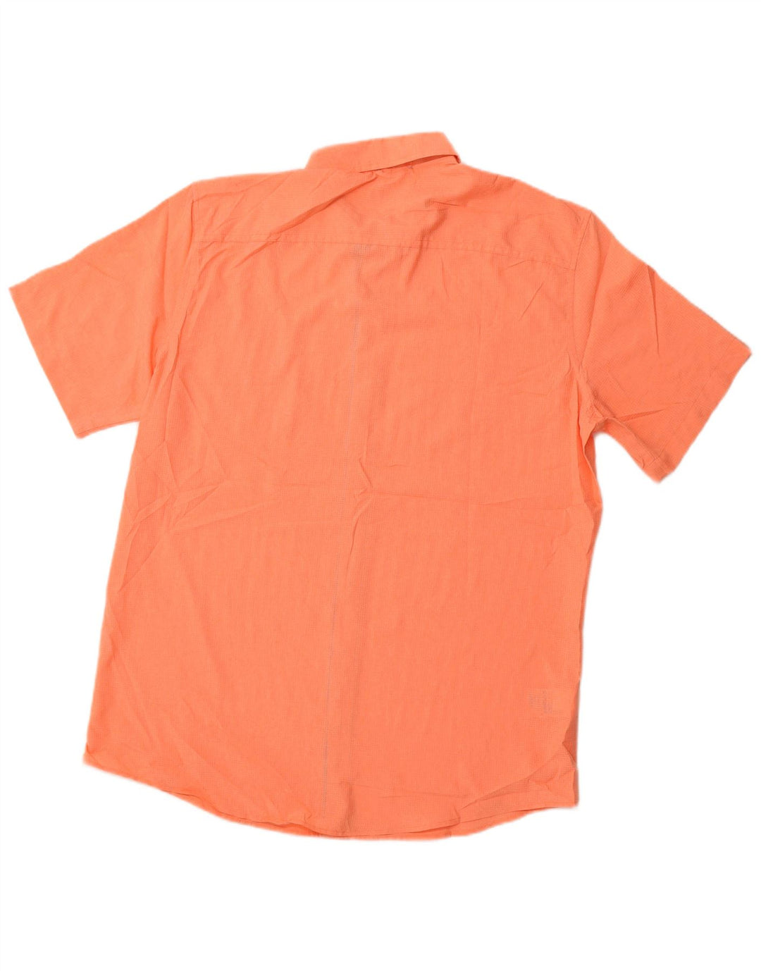 EDDIE BAUER Camisa masculina clássica de manga curta com ajuste clássico grande laranja