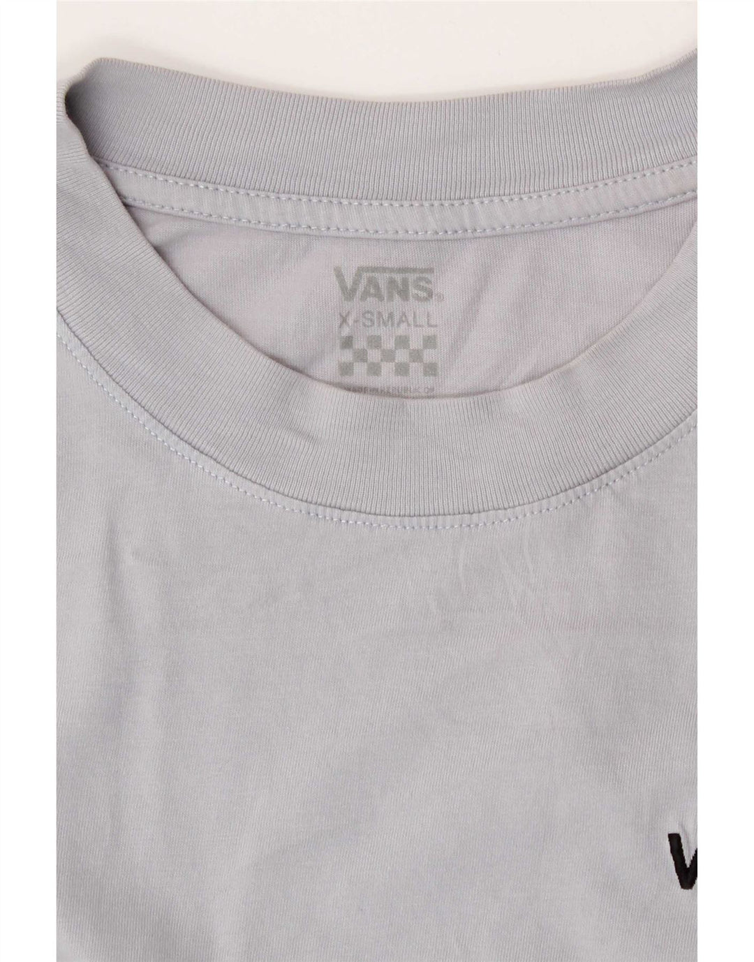 Camiseta Vans Mulher Crop Top UK 6 XS Cinza