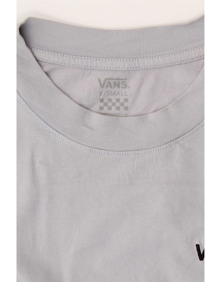 Camiseta Vans Mulher Crop Top UK 6 XS Cinza