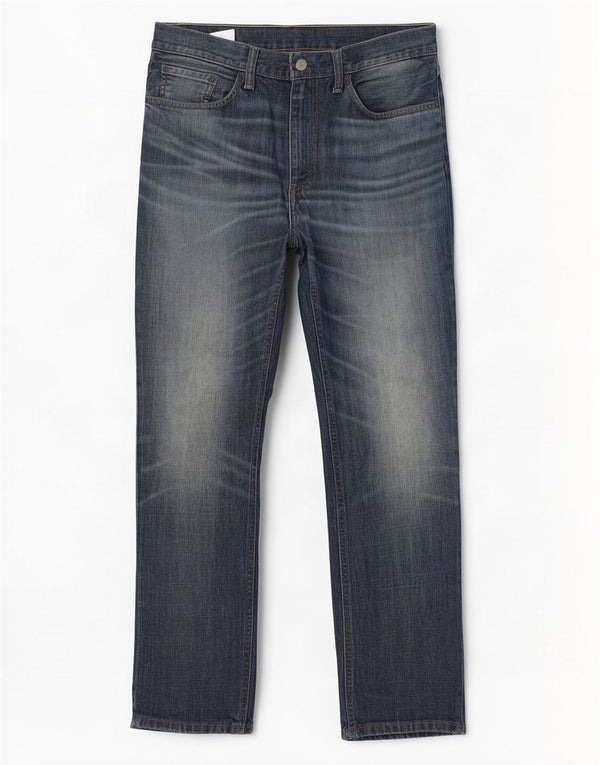 Levi's Masculino 541 Straight Jeans W34 L32 Azul Marinho Algodão