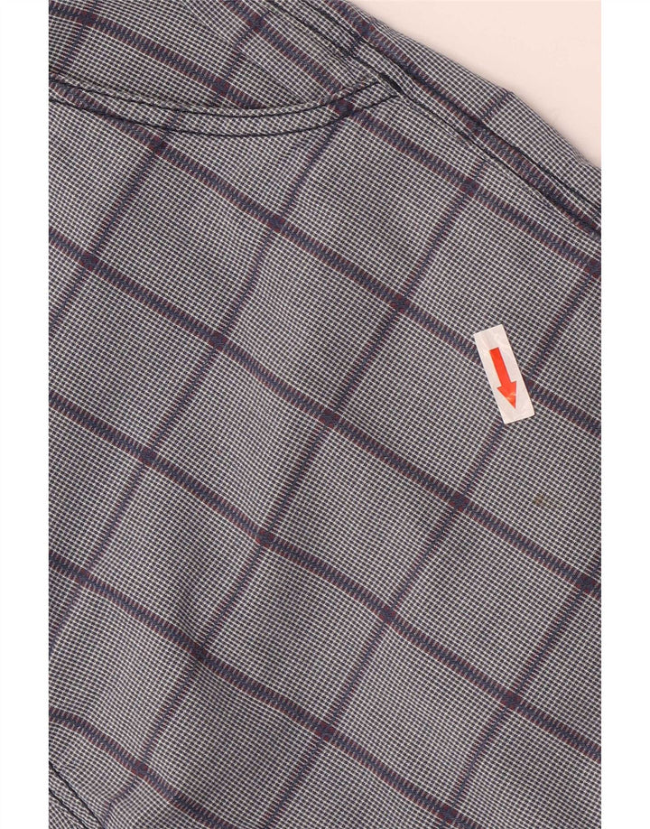Shorts Chino masculino Woolrich W32 xadrez azul médio