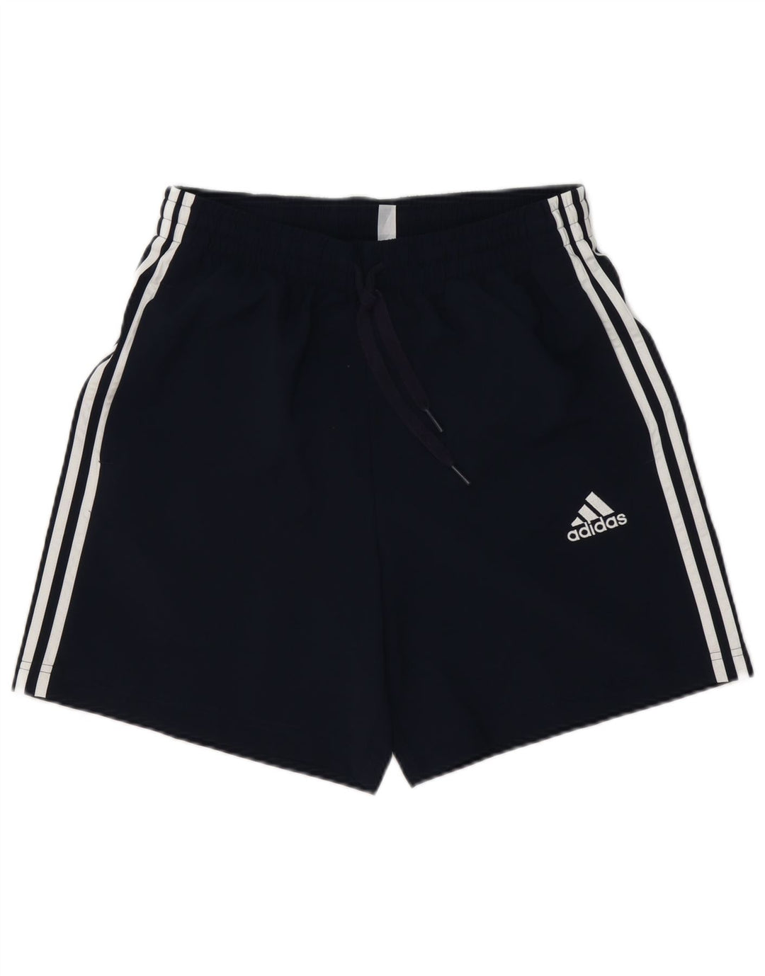 Shorts esportivos masculinos Adidas médio azul marinho poliéster
