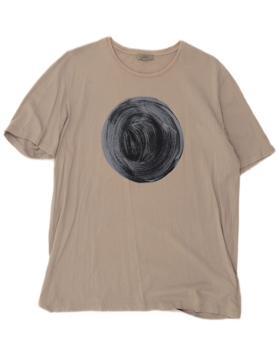 Camiseta masculina Cos Graphic Top XL algodão cinza